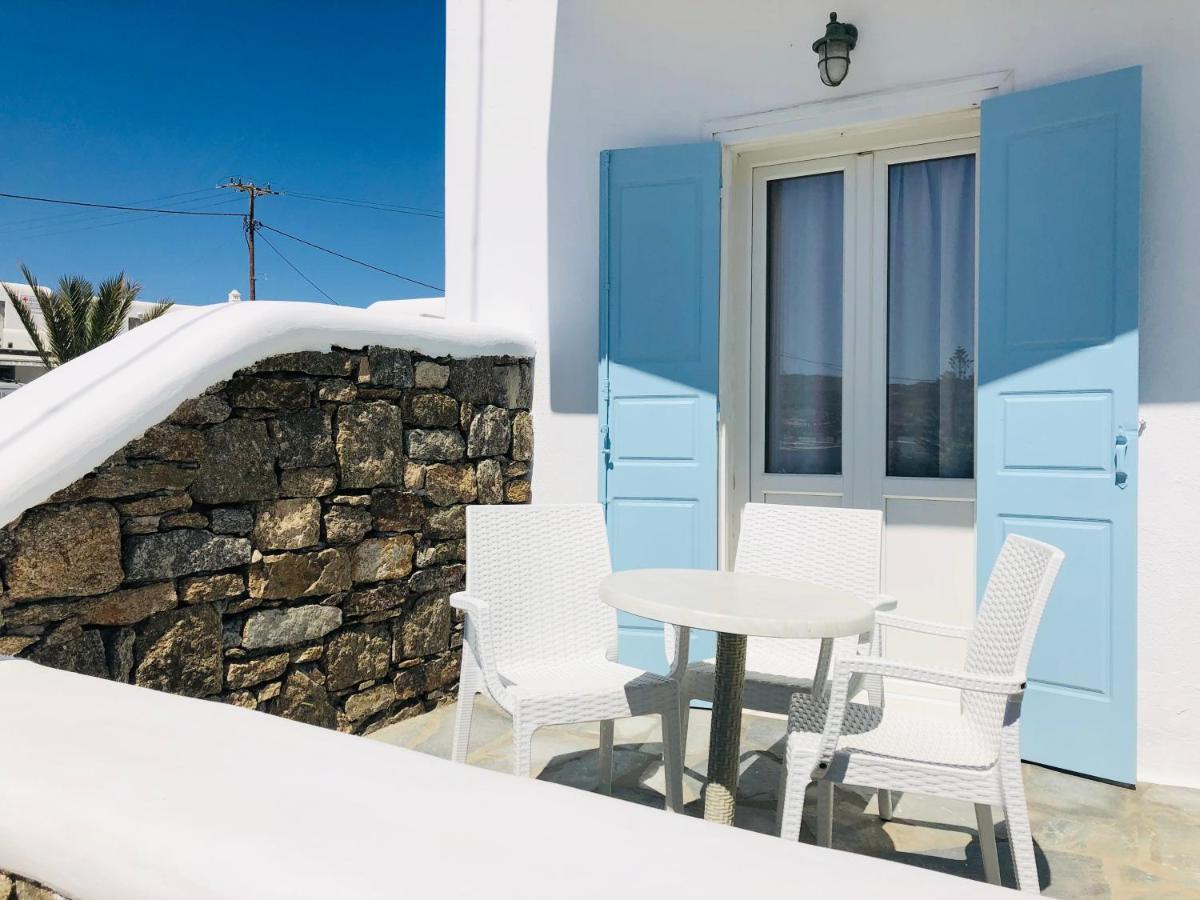 Eleftheria Hotel & Apartments オルノス エクステリア 写真