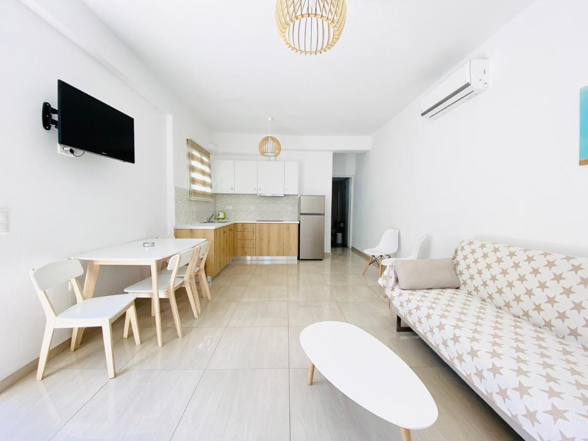 Eleftheria Hotel & Apartments オルノス エクステリア 写真