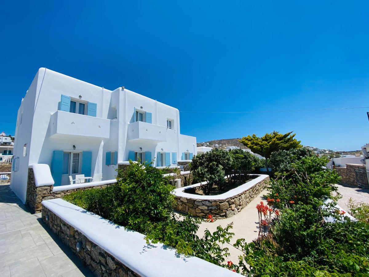 Eleftheria Hotel & Apartments オルノス エクステリア 写真